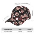 thumbnail image 2 of Sigee Butterflies1 for Fashionable curved brim baseball cap for Men Women Curly Hair Ponytail Hat for Outdoor Sports, 2 of 6