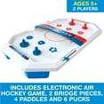 thumbnail image 2 of Game Zone Electronic Table-Top Air Hockey Game for Ages 5 and Up, 2 of 3