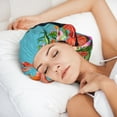 thumbnail image 6 of Naloa Tropical Jungle Flamingo Adjustable Hair Bonnet for Sleeping, Hair Wrap Sleep Cap Turban for Women Men, Curly Straight Hair Long Large Braid Unisex, 6 of 6