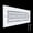1-Way, variant on Fits 6x6 Duct Opening Aluminum 1-WAY Adjustable Air Supply Grille by Handua | Curved Blade Register Vent Cover for Sidewall & Ceiling | White | Outer Size: 7.75" X 7.75"