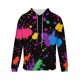 thumbnail image 4 of Sudadera con capucha para hombre, estilo casual, con cuello redondo, estampado, manga larga, blusa de poliéster, 4 of 5