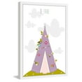 thumbnail image 3 of Marmont Hill "Floral Tee Pee" by Karen Zukowski Framed Painting Print, 3 of 5
