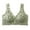 Green, variant on Women Support Solid Bra Front Buckle Lace Edge Seamless Movement Yoga Sleep Bra for Support and Comfort M Beige