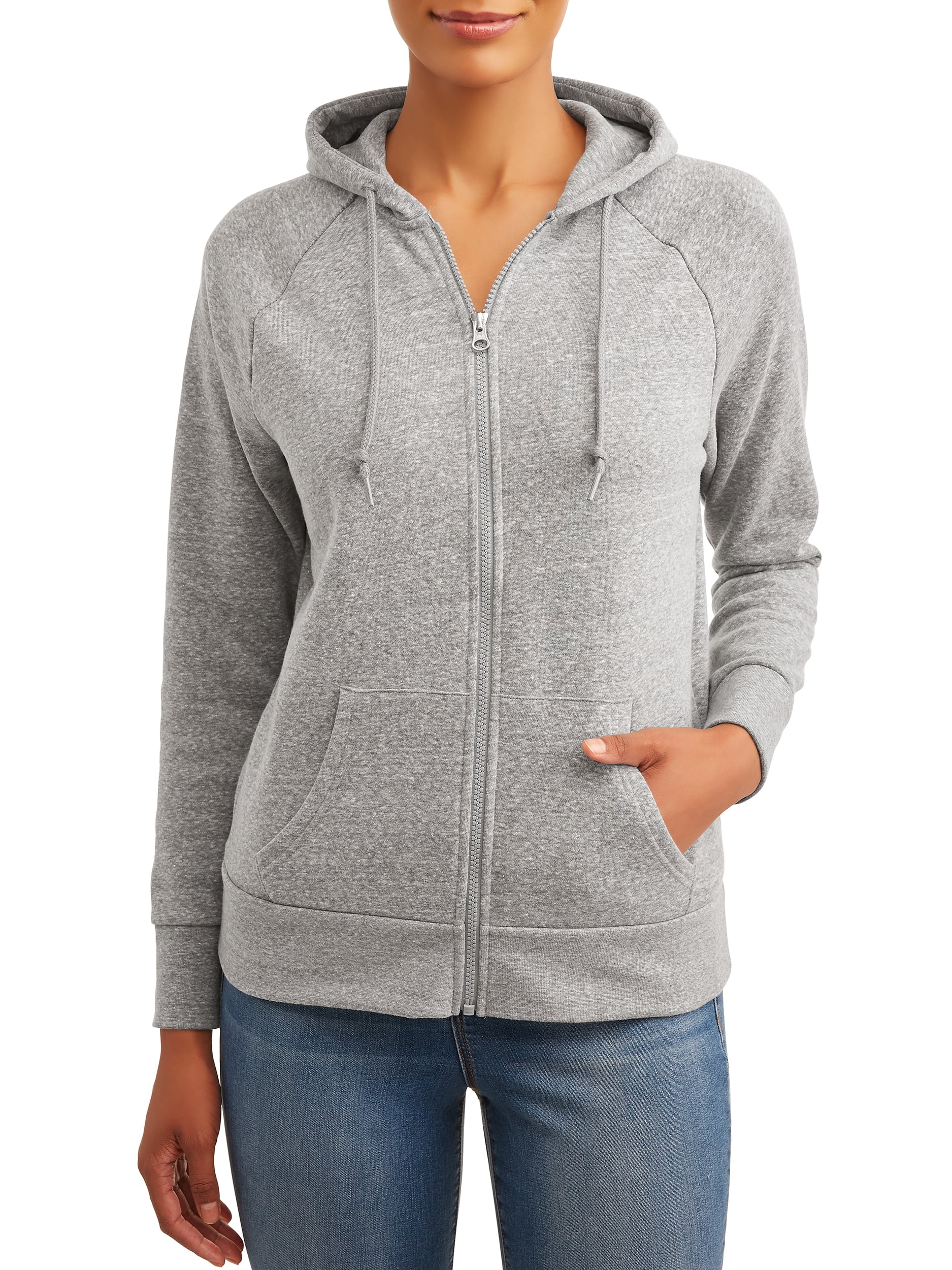 Time and Tru - Time and Tru Women's Zip Up Hoodie Sweatshirt - Walmart