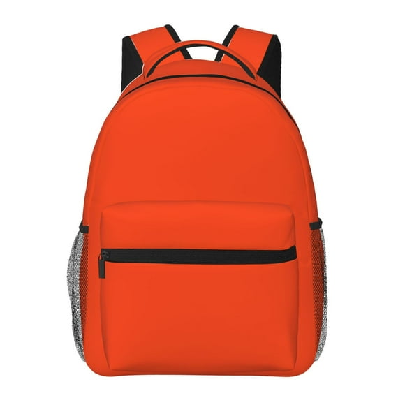 Cauagu Orange for Unisex-Adult Casual Backpack,Outdoor Activities Backpack ,Durable Bookbag Lightweight Ergonomic Travel Bag-One Size