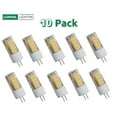 thumbnail image 3 of G4 4W LED Bulb (10 Pack) 4W Bi-Pin LED Light Bulb Landscape Light Bulb, Dimmable, Shatterproof, Dustproof - AC/DC 12 Volt 3000K Warm White, 380 Lumens | G4 4W LED Bulb, 3 of 8