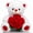 White, variant on Valentine’s Day 11.8'' Stuffed Teddy Bear Dolls with Rose, Soft Plush Animal Toys for Her/Girlfriend Lover Mom Kids Gifts Valentine’s Day Home Decor