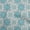 Teal Blue, variant on oneOone Polyester Spandex Teal Blue Fabric Asian Tile Traditional Diy Clothing Quilting Fabric Print Fabric By Yard 56 Inch Wide