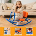 thumbnail image 3 of Platports Kids Single Chair Seesaw Rocker - Outdoor Playground Toddler Rocking Horse, 3 of 12