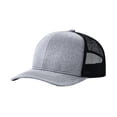 thumbnail image 2 of YAOBAMM Trucker Hat Unisex Baseball Adjustable Hollow Mesh Lightweight Long Brim Color Matching UV Protection Outdoor Daily Trucker Hat, 2 of 7