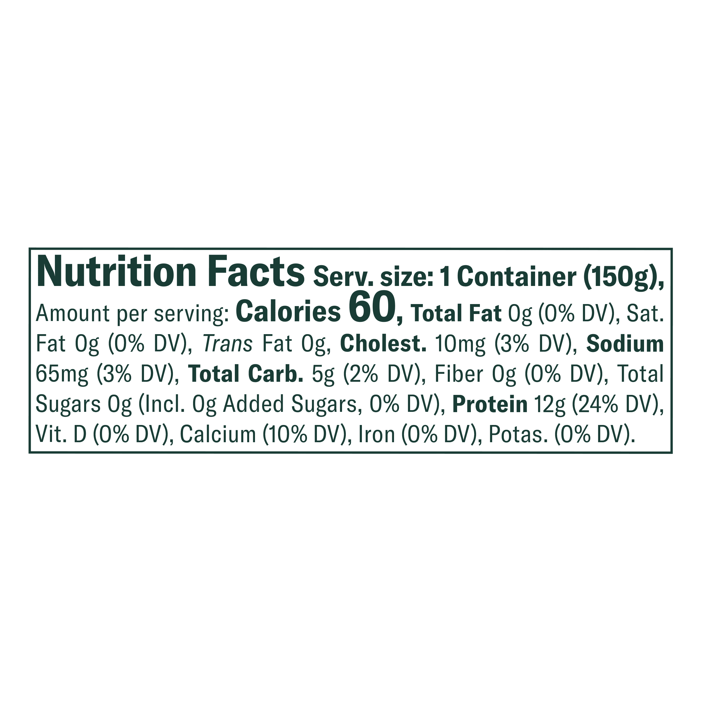Chobani Zero Sugar Non-Fat Greek Yogurt Strawberry 5.3 oz Cup