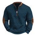 thumbnail image 4 of EnJoCho Boys Long Sleeve Shirts Kids Quarter Zip Sweatshirt Soild Casual Pullover Shirt Outdoor Fall Clothes for Teen Boy, 4 of 4