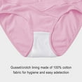 thumbnail image 3 of Puntoco Womens Panties Clearance Maternity Knickers Low Waist V Shaped Cotton Pregnancy Postpartum Panties Pink 6(L), 3 of 6