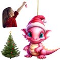thumbnail image 4 of Ndcxsfigh Estatua Bebé Dragón Acrílico Hecho A Mano Figuras Dinosaurios Dibujos Animados (rosa), 4 of 9