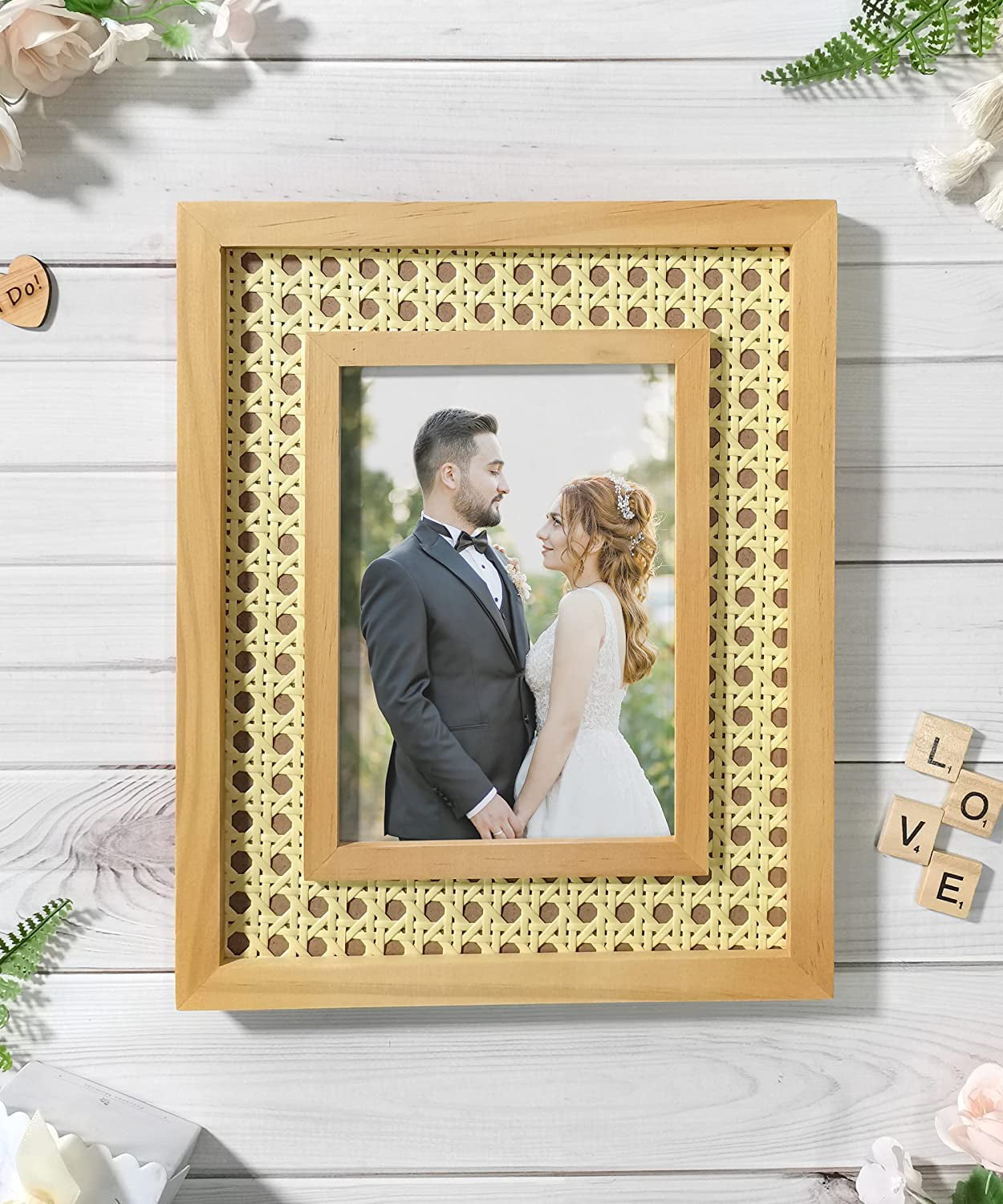  GLM Farmhouse Picture Frames, Holds 4 Photos,4x6 with
