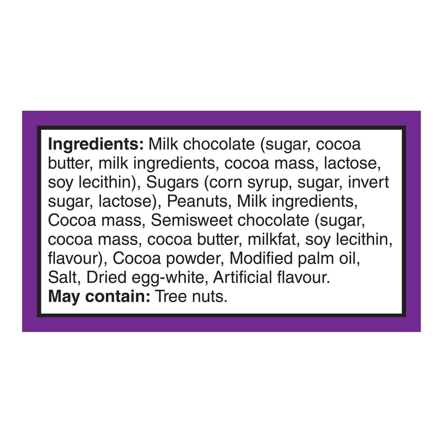 SNICKERS, Peanut Brownie Milk Chocolate Candy Squares, Sharing Bag, 136g