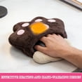 thumbnail image 2 of Winter Plush Heated Mouse Pad - Hand Warmer with Wrist Guard for Computer Material Snowflake Plush Long Mouse Pad, 2 of 8