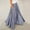 Blue, variant on ZunFeo Plaid Skirts for Women Casual Summer High Waisted Flared A-line Maxi Boho Skirts for Daily Beach, Blue Size XXL