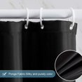thumbnail image 2 of Shower Curtain, Black (120x180cm), Anti-mold, Small, Polyester Fabric, 2 of 5