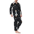 thumbnail image 2 of Uemuo Fashionable Goose Pattern 2-Piece Loungewear Set - Men’s Soft Sleepwear, Cozy Winter PJs, Comfy Sleep Set-Large, 2 of 7