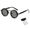 thumbnail image 1 of Nd Filter Sunglasses 1–9 Step Manual Shade Control Adjustable Tint Polarized Round Sunglasses With ND9 Stepless Adjustable Sunglasses For Men 1 To 9 Gears Beach Sunglasses Riding Glasses Grilling, 1 of 3