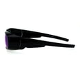 thumbnail image 3 of Polarized Antiglare Reflective Color Mirror Lens Mens 58mm Fit Over Sunglasses Black Blue, 3 of 4