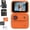 Orange, variant on 360° Action Camera with Flip Screen, Multi-Functional Panoramic Camera for Cycling, Image Stabilization & Chest Mount, Immersive for Adventure Recording (Black)
