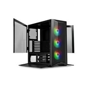 LIAN LI LANCOOL II MESH C RGB BLACK Tempered Glass ATX Case - Black Color ,Type C Included- LANCOOL II MESH C RGB-X