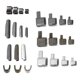 thumbnail image 1 of 24 Set Metal Zipper Head Sliders Retainer Insertion Pin Zipper Stop Accessories Plug Zipper Repair Kit For Coat Home Diy (mixed Color, Size 3/5/8/10), 1 of 2