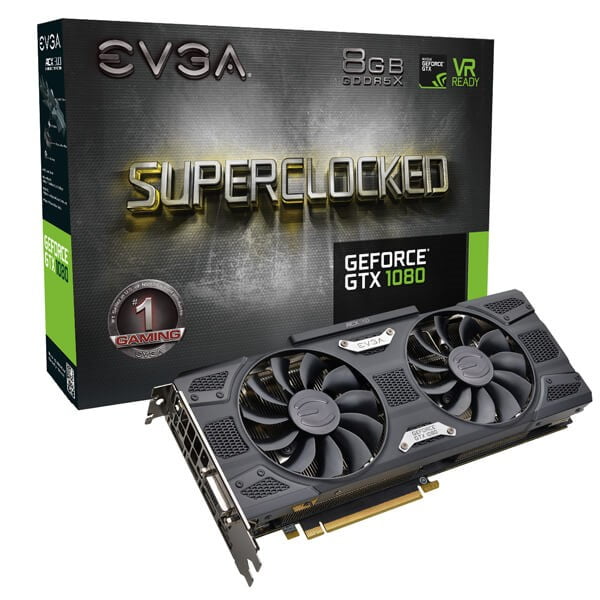 EVGA GeForce GTX 1080 SC Gaming 8GB GDDR5X Graphics Card - Walmart.com ...