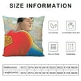 thumbnail image 6 of Superman Legacy Super Soft Pillowcase for Home Decor, Suitable for Living Room, Bed, Sofa, 18×18 Inches, 6 of 6