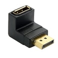 thumbnail image 2 of Cablecc Down Angled 90 Degree DisplayPort Male to Female Extension Adapter, 2 of 10