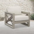 thumbnail image 3 of Steve Silver Dalilah Gray 29" Aluminum Patio Arm Chair, 3 of 11