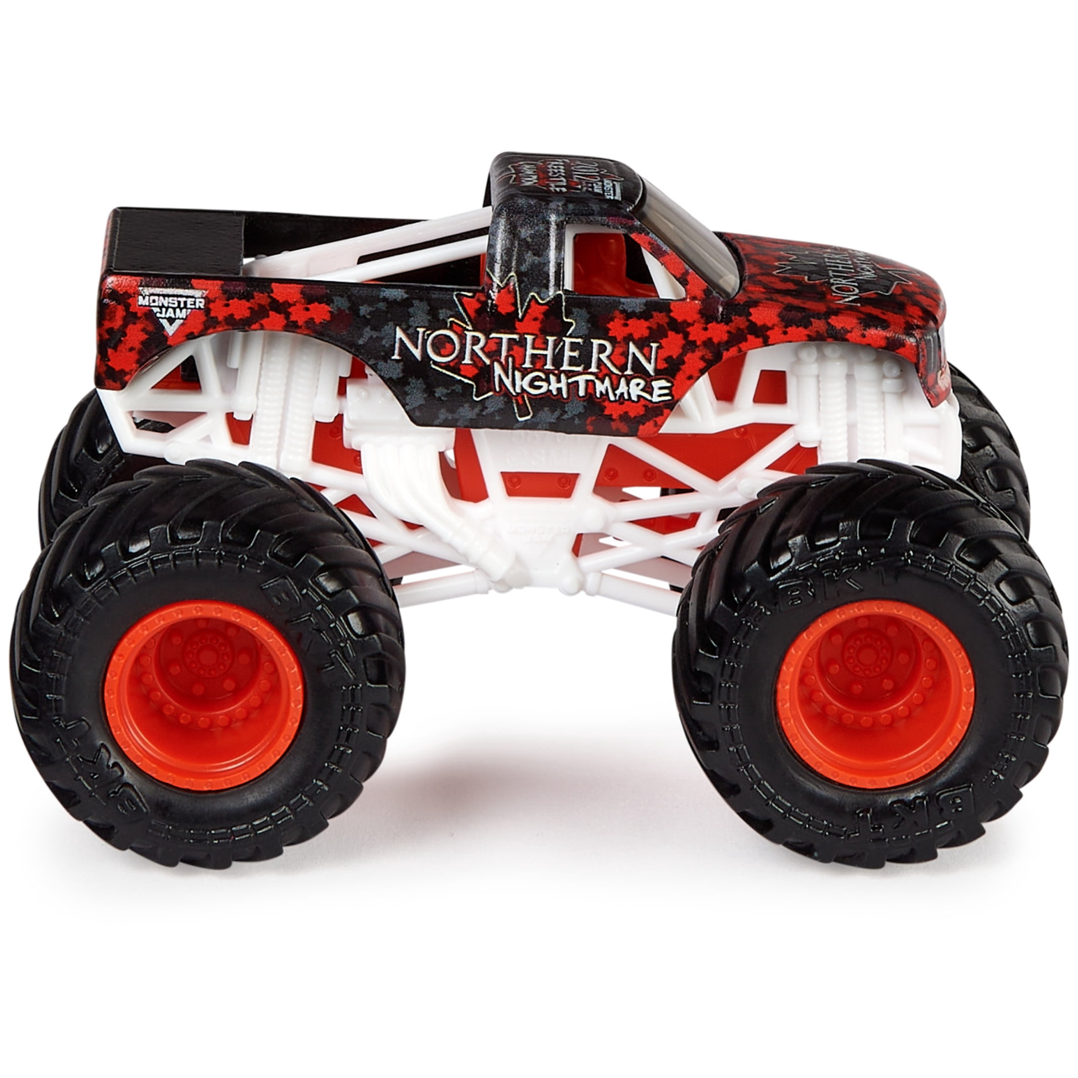 Monster Jam Blue Thunder Vs. Northern Nightmare - 1:64 Scale Monster Trucks, Girl and Boy Toys