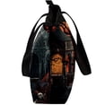 thumbnail image 4 of Cemetery Canvas Leather Mix Tote Bag with Twill, Sponge, and Jeanette Material, 30x10.5x39cm/11.8x4.1x15.4in Size, 4 of 5