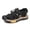 black, variant on Men's Outdoor Closed Toe Hiking Sandals