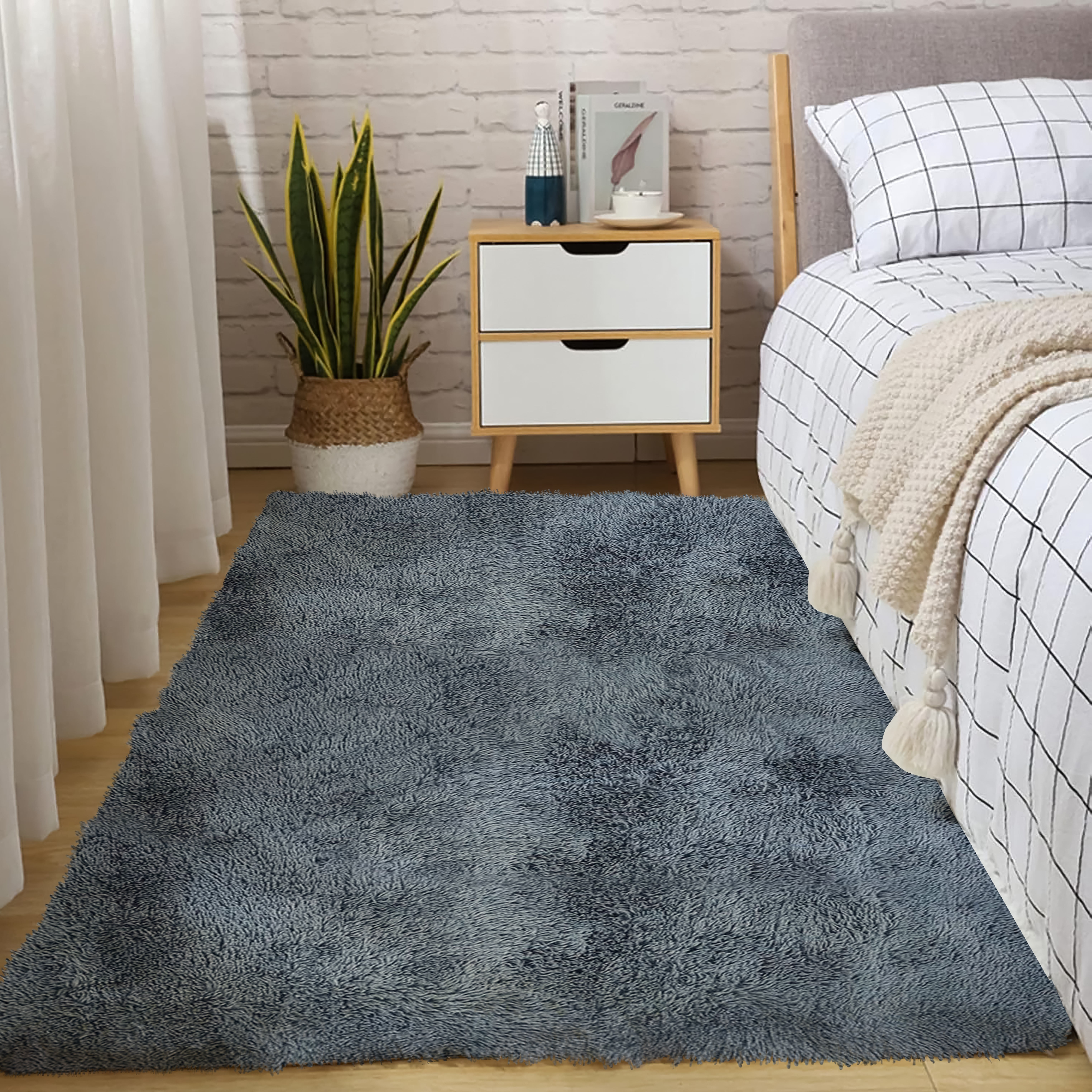 Tapis uni moderne de la collection Super Soft de Rug Branch