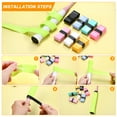 thumbnail image 4 of Uxcell 4-Pack Cinta para Empuñadura de Raqueta de Tenis Antideslizante Absorbente de Sudor para Pickleball/Raquetbol/Bádminton Amarillo, 4 of 7