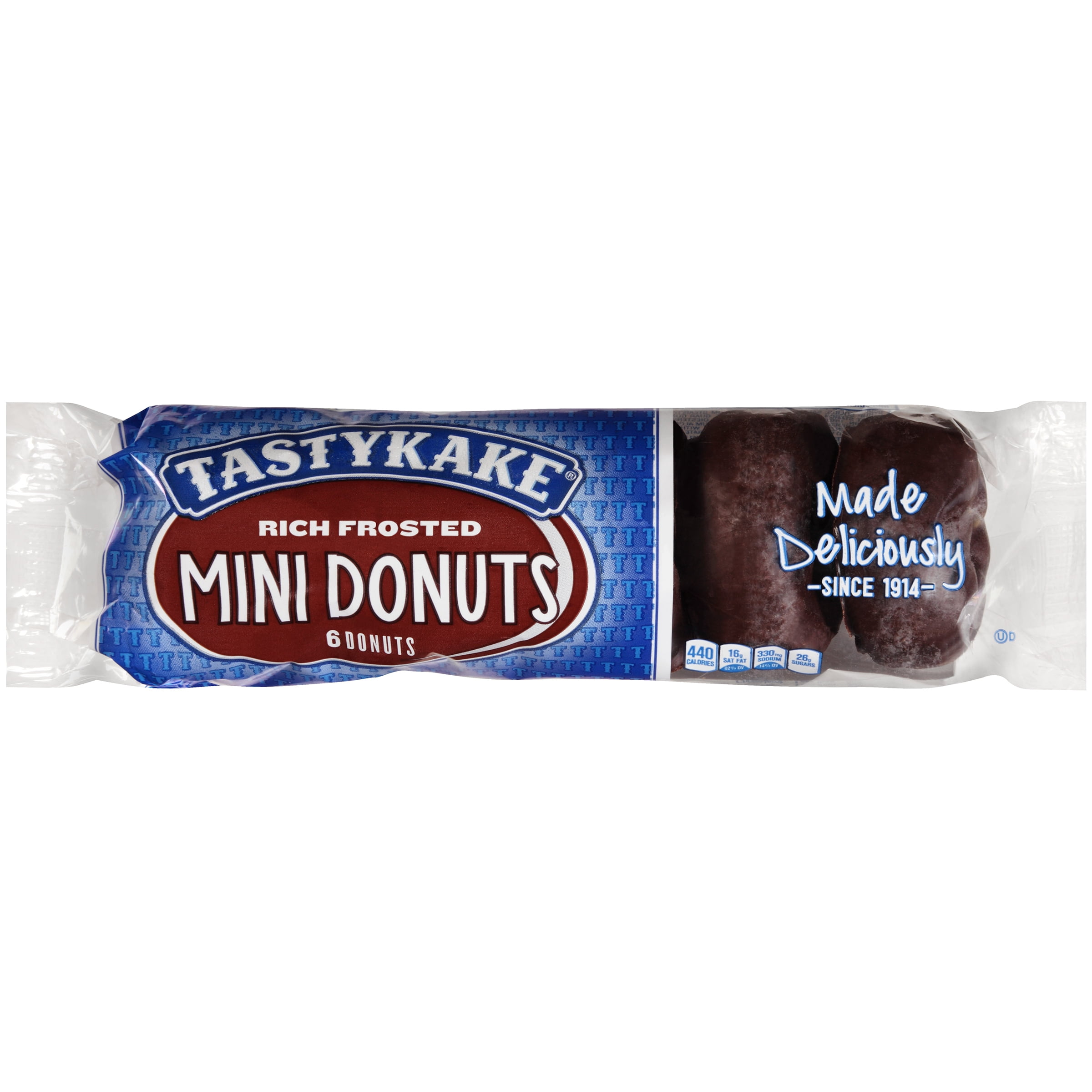Tastykake Frosted Mini Donuts, 6 Portable Frosted Donuts