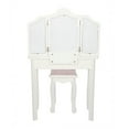 thumbnail image 4 of Zimtown Kid Vanity Set Makeup Dressing Table with Mirror Chair Drawer Pink, 4 of 9