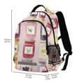 thumbnail image 2 of FORMRS Kids School Backpack Elementary Student Unisex Travel Bookbag with Reflective Stripes, Watercolor Jar, 2 of 7