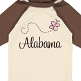 thumbnail image 4 of Inktastic Butterfly Alabama Boys or Girls Long Sleeve Baby Bodysuit, 4 of 5