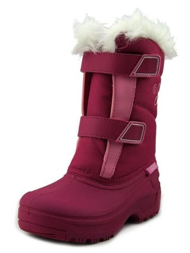 Tundra Boots Girls Hudson Fur Trim 