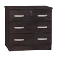 thumbnail image 3 of Better Home Products Cindy Wooden 3 Drawer Chest Bedroom Dresser in Tobacco, 3 of 5