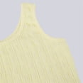 thumbnail image 6 of Y-Sunset Girls 2 Piece Smocked Textured Outfit, Sleeveless Crop Top and Tiered Ruffle Skirt Set, Casual Summer Kids Outfit(Yellow/8-9 Years), 6 of 9