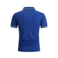 thumbnail image 6 of BVOFAR Casual Golf Shirts for Men Big and Tall Short Sleeve Polos Moisture Wicking Performance T-Shirt Classic Fit Work Tops with Pockets Blue L, 6 of 6