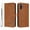 Brown, variant on Phone Case for Samsung Galaxy Note 10 Plus Magnetic Pu Leather Card Slots Holder Kickstand Flip Folio Rfid Blocking