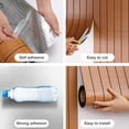 thumbnail image 4 of 3D Wall Panels Faux Wood Grain Texture, Self Adhesive Waterproof Wall Covering, DIY Accent Wall, Sofa Background Backsplash & Modern Home Decor(15.7 x 118in, Color 1), 4 of 8