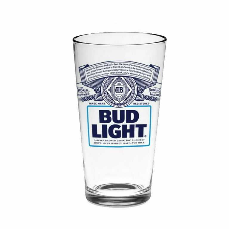 Bud Light 16oz. Capacity Glassware Pint Glass - Clear 436830