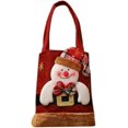 thumbnail image 1 of Bolsa de dulces navideños con bolsa de tela decorativa navideña colorida para niños, 1 of 5